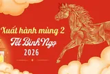 Hướng tốt, giờ đẹp xuất hành ngày mùng 2 Tết Bính Ngọ 2026