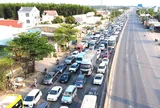 Quốc lộ 51 ùn ứ nghiêm trọng chiều mùng 5 Tết
