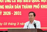 Chủ tịch Quốc hội Trần Thanh Mẫn: Tăng quyền chủ động cho TPHCM trong quản lý đất đai, hạ tầng