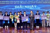 145 dự án đoạt giải thi khoa học, kỹ thuật cấp quốc gia năm học 2025-2026
