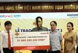 Tiết lộ bộ số Vietlott nam doanh nhân vừa trúng gần 92 tỷ đồng