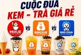 Vừa đóng hàng loạt điểm bán tại Việt Nam, đế chế kem 10.000 đồng Mixue lại rơi vào "thế gọng kìm" của 2 đồng hương Bingxue và Bingchun