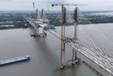Cầu dây văng cao nhất Việt Nam đếm ngược ngày nối liền cao tốc Bến Lức - Long Thành