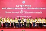 Tôn vinh 100 người hiến máu tình nguyện tiêu biểu năm 2026