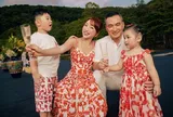 Diễn viên Chi Bảo đích thân lái xe chở vợ con đi du lịch, một chi tiết gây trầm trồ