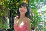 Tóc Tiên tươi tắn thả dáng khi diện váy hai dây gợi cảm