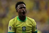 Hình ảnh tranh cãi của Vinicius sau khi bị loại khỏi World Cup