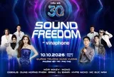 Sound Freedom by VinaPhone 2026 với sự góp mặt của nhiều nghệ sĩ được yêu thích