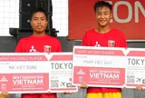 Hai cầu thủ U17 được sang tập huấn ở Nhật Bản