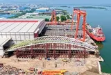 Cầu đi bộ hình lá dừa qua sông Sài Gòn dự kiến hợp long ngày 21/10