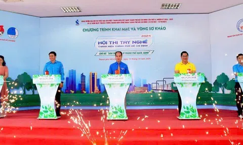 Khai mạc Hội thi tay nghề thanh niên TP.HCM năm 2024 với chủ đề “Bàn tay vàng vì Thành phố sạch, xanh”