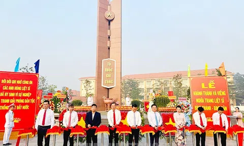 Lễ Khánh thành Dự án nâng cấp, cải tạo và viếng nghĩa trang Liệt sĩ Bình Chánh – Bình Tân