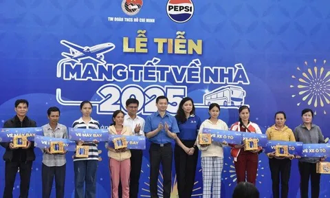 Tiễn hơn 5000 sinh viên, thanh niên công nhân và người lao động tham gia chương trình “Mang Tết về nhà” năm 2025