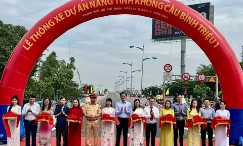 Thông xe cầu Bình Triệu gỡ nút thắt giao thông thủy trên sông Sài Gòn và giảm áp lực cửa ngõ Đông Bắc