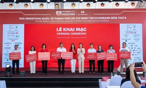 Nhiều hoạt động thiện nguyện và an sinh xã hội tại Lễ Khai mạc Giải Marathon Quốc tế Thành phố Hồ Chí Minh Techcombank Mùa thứ 8