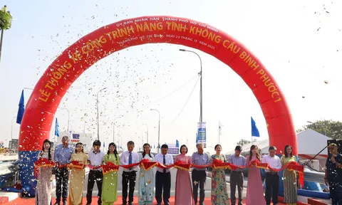 Chính thức thông xe cầu Bình Phước 1 trên quốc lộ 1, đoạn bắc qua sông Sài Gòn, kết nối phường An Phú Đông và phường Hiệp Bình