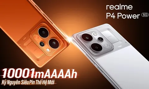 realme P4 Power chính thức ra mắt: Smartphone “Siêu Pin 10001 mAh” lần đầu tiên có mặt tại Việt Nam