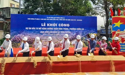 Chính thức khởi công Dự án Đầu tư mở rộng đường Trần Bình Trọng, phường Vườn Lài