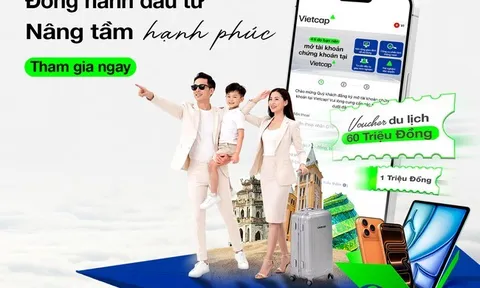 Vietcap triển khai chương trình “Đồng hành đầu tư, nâng tầm hạnh phúc” trong tháng 6