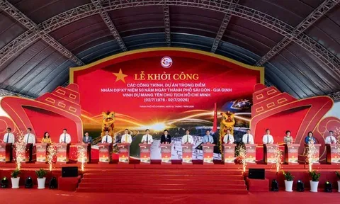 TP.HCM khởi công đồng loạt 8 dự án trọng điểm với tổng vốn đầu tư hơn 253.000 tỷ đồng, mở ra không gian phát triển mới