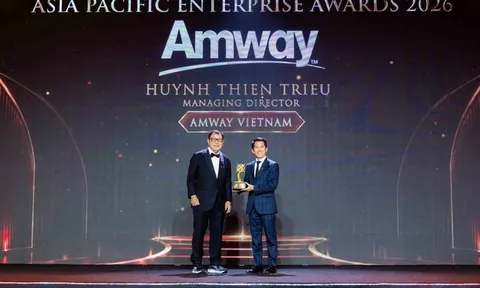 Tổng Giám đốc Amway Việt Nam hai năm liên tiếp  được vinh danh doanh nhân xuất sắc châu Á