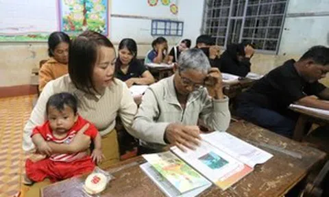 Học chữ ở tuổi xế chiều