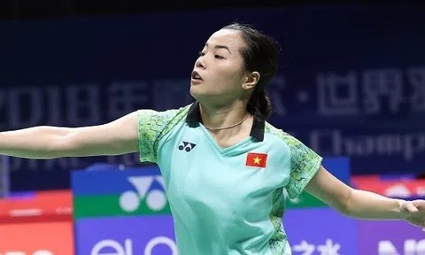 Thùy Linh thắng tay vợt Thái Lan tại giải vô địch thế giới