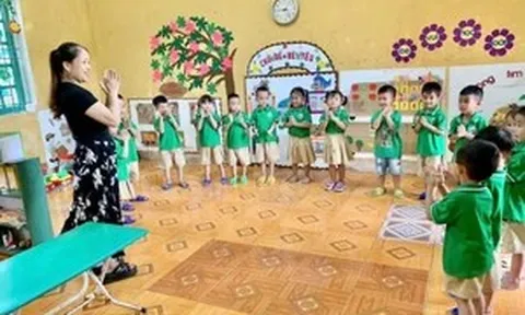 Trường Mầm non Võ Lao đẩy mạnh xây dựng trường mầm non lấy trẻ làm trung tâm