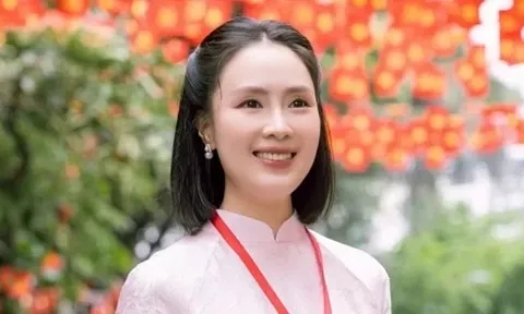 Hồng Diễm thướt tha áo dài hồng xuống phố