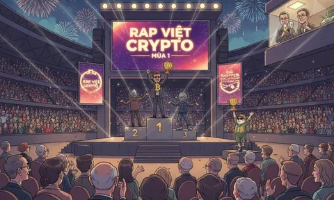 2 đại gia 'Bolero' VIX và TCBS nhanh chân trở thành 'bầu show' Rap Việt Crypto
