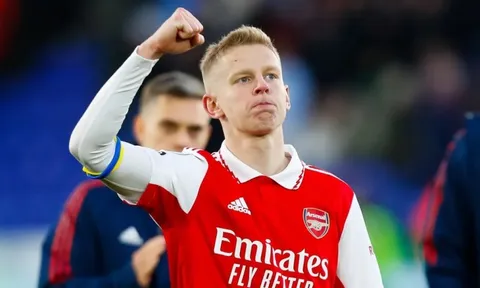 Zinchenko rời Arsenal nhưng vẫn chơi ở giải Ngoại hạng Anh