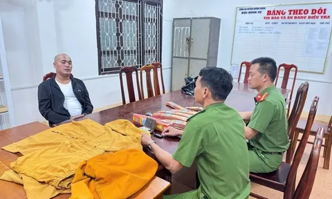 Bắt khẩn cấp thanh niên giả danh nhà tu hành để lừa nhiều phụ nữ