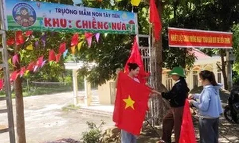 Trường vùng biên Thanh Hóa háo hức chuẩn bị khai giảng năm học mới