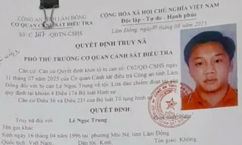 Truy nã đặc biệt đối tượng lừa đảo chiếm đoạt hơn 22 tỷ đồng