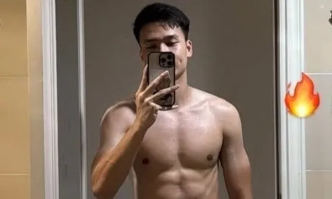 Bùi Hoàng Việt Anh khoe body săn chắc
