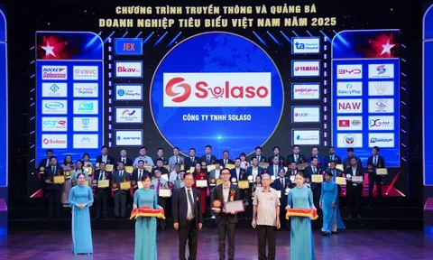 Solaso nhận giải thưởng "doanh nghiệp xuất sắc"