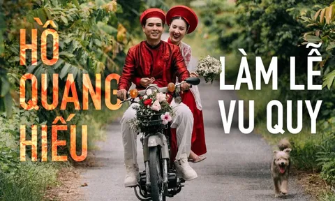Hồ Quang Hiếu làm lễ vu quy với vợ kém 17 tuổi