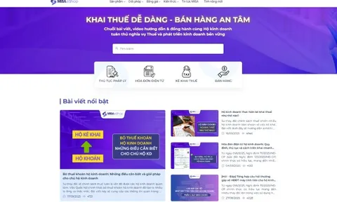 MISA ra mắt Kho tri thức: “Khai thuế dễ dàng – Bán hàng an tâm”