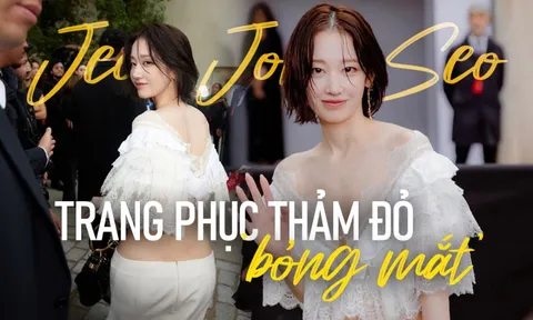 Trang phục thảm đỏ của Jeon Jong Seo khiến dân tình 'bỏng mắt'