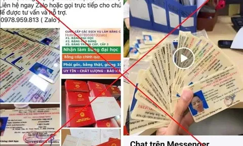 Cảnh giác với hành vi mua bán giấy tờ giả qua mạng xã hội và lợi dụng dịch vụ bưu chính để vận chuyển