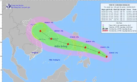 Biển Đông sắp đón bão số 10, dự báo cường độ cực đại không mạnh như bão số 9