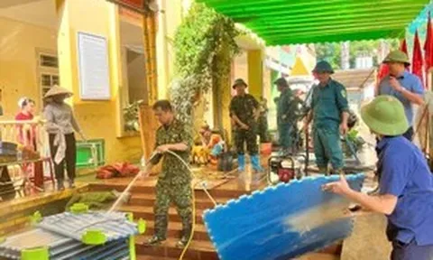 Tiếng trống trường vang lại sau mưa lũ kỷ lục tại Thái Nguyên