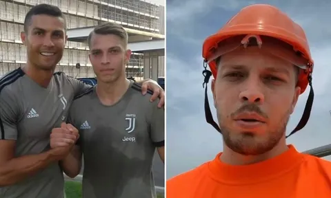 Từ làm đồng đội Ronaldo đến công nhân xây dựng