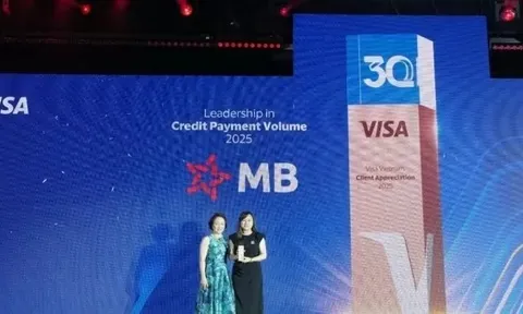 MB tiếp tục nhận bốn giải thưởng danh giá từ Visa