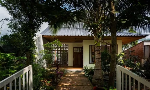Thiết kế ngôi nhà 80m2 đầy ắp 'ký ức' con gái tặng mẹ