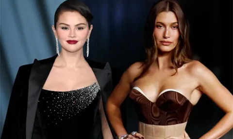 Selena Gomez và Hailey Bieber có thái độ gây chú ý sau màn tương tác chấn động mạng xã hội