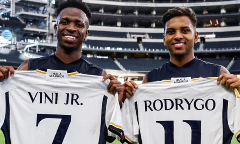 350 triệu euro đưa Vinicius và Rodrygo rời Real Madrid