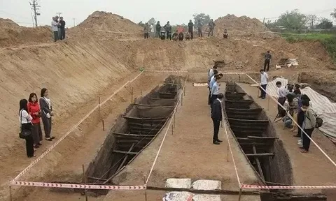 Hé lộ thuyền cổ Bắc Ninh có niên đại vào khoảng 1.600 đến 1.800 năm