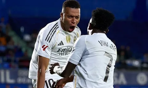 Mbappe tỏa sáng, Real chiếm lại ngôi đầu của Barca