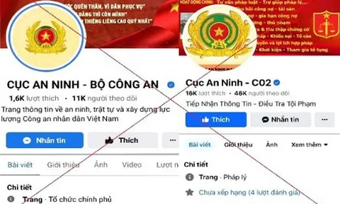 Cảnh báo thủ sử dụng tài khoản Facebook “tích xanh” giả mạo công an để lừa đảo